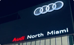 Thumbnail: Audi North Miami Channel Letter made by 1NationUp